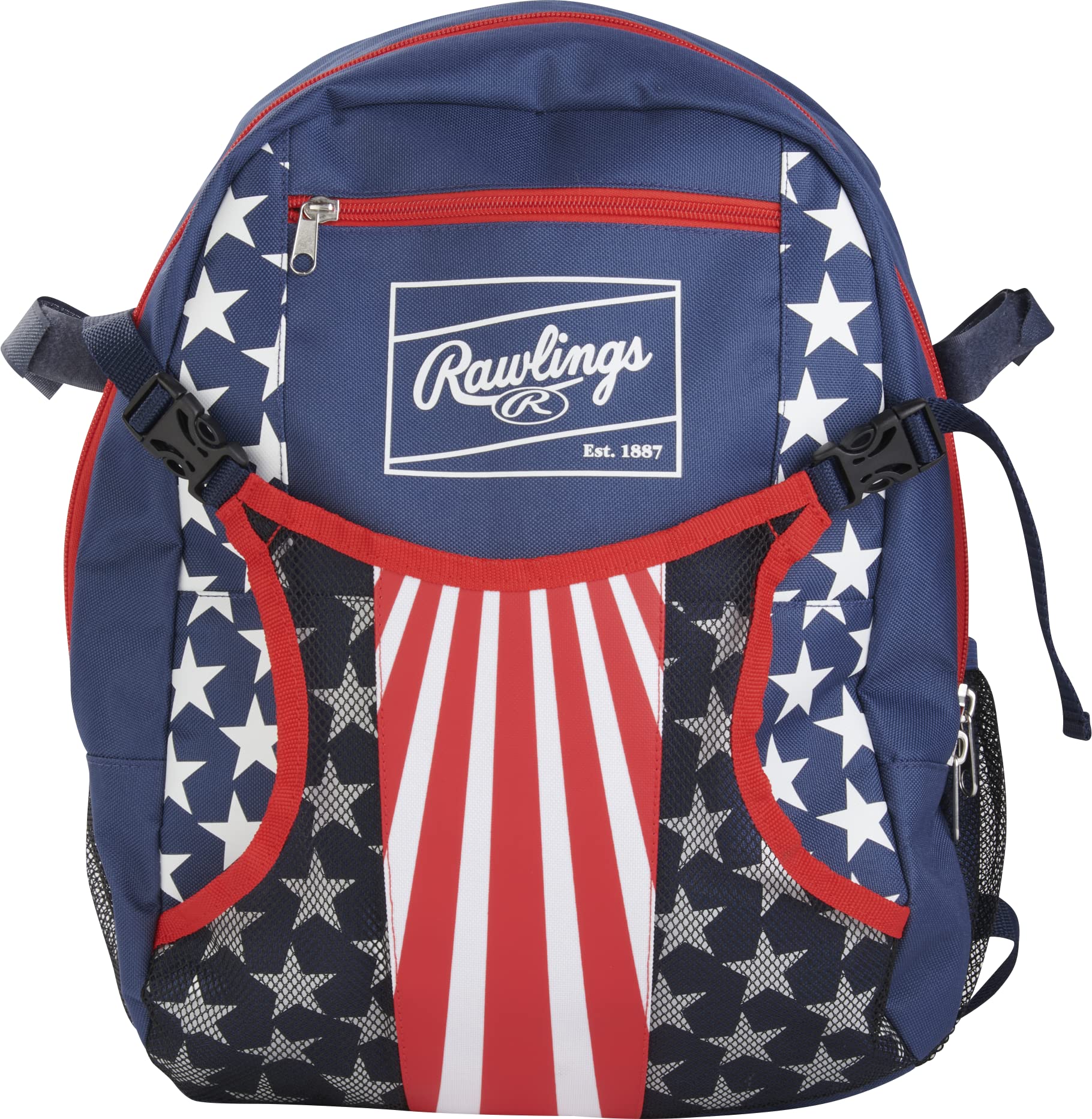 Rawlings | REMIX Backpack Equipment Bag | T-Ball & Youth Baseball/Softball-| USA,(Pack of 6)