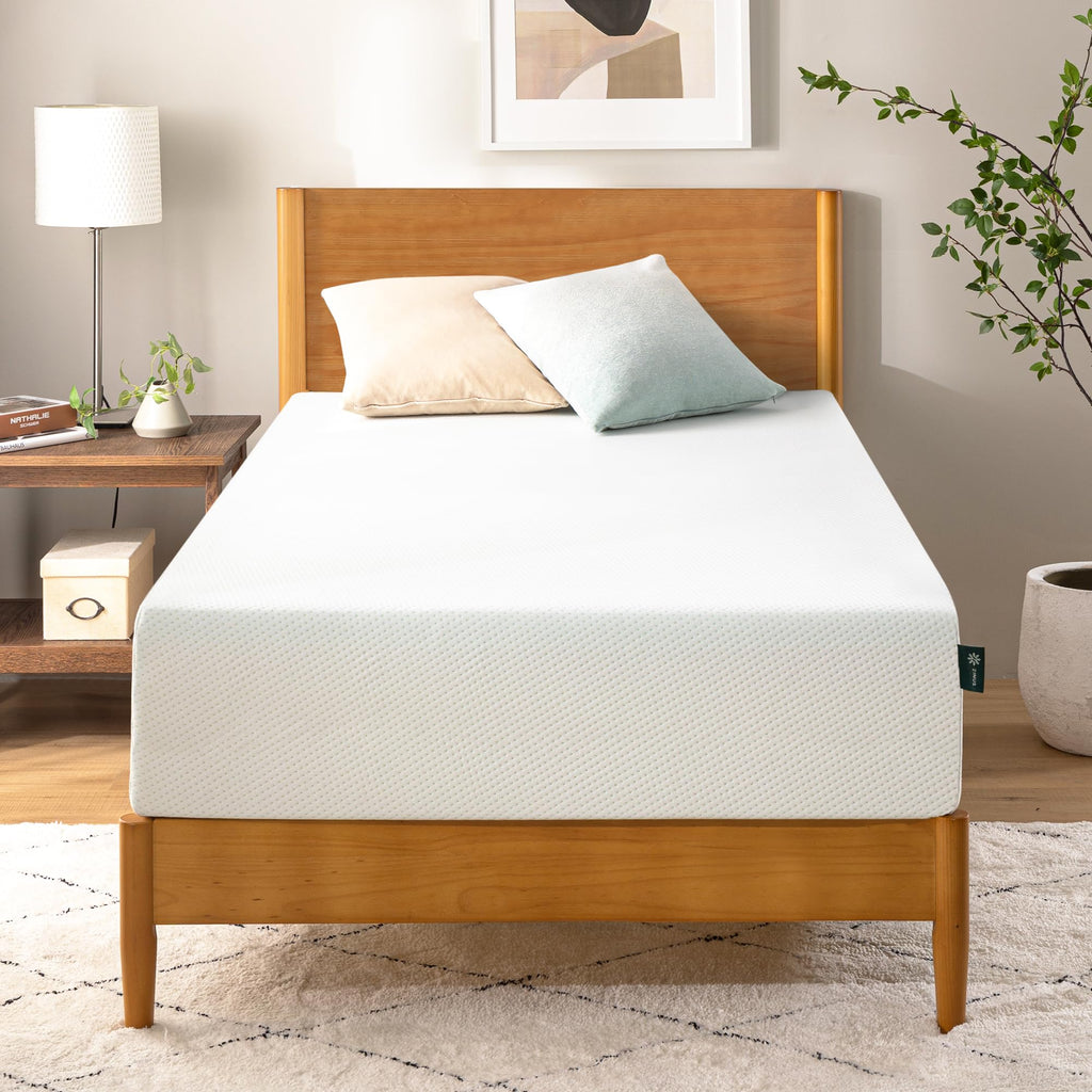 Zinus Lumbar+ Premium 14 Inch Memory Foam Mattress, Lumbar Support, Targeted Pressure Relief, Cooling Gel and Green Tea, Cool-to-The-Touch Cover, Medium Firm Feel, CertiPUR US Certified, King