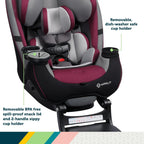 Safety 1st Grow and Go Extend ‘n Ride LX All-in-One Convertible Car Seat, Winehouse