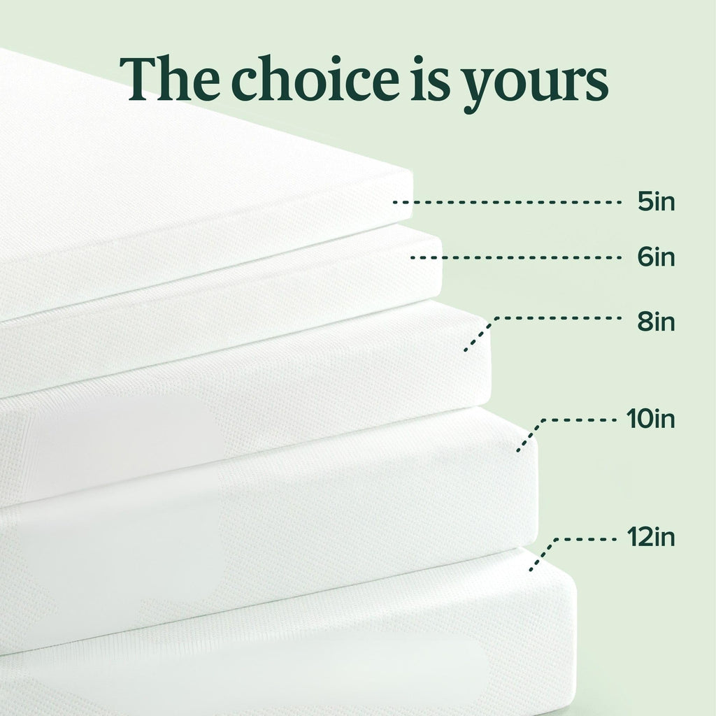 Zinus Lumbar+ Premium 14 Inch Memory Foam Mattress, Lumbar Support, Targeted Pressure Relief, Cooling Gel and Green Tea, Cool-to-The-Touch Cover, Medium Firm Feel, CertiPUR US Certified, King