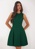 PRETTYGARDEN A Line Dresses for Women Elegant Classy Sleeveless Summer Short Tank Cocktail Party Spring Mini Dress