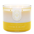 Citrus & Basil Aromatherapy Large 3-Wick Candle