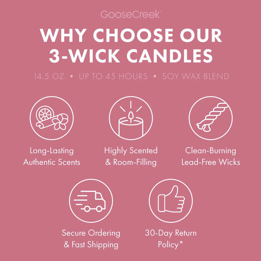 Hibiscus Orchid 3-Wick Candle