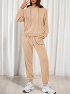 PRETTYGARDEN Women's Two Piece Outfits Sweatsuits Lounge Sets Hoodies Sweatshirt Joggers Sweatpants Fall Fashion Clothes