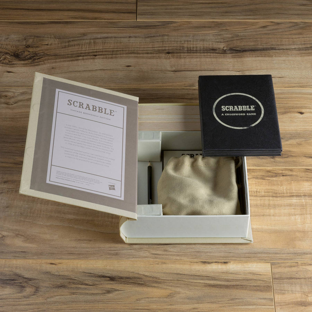 Board Game: Scrabble Vintage Bookshelf Edition