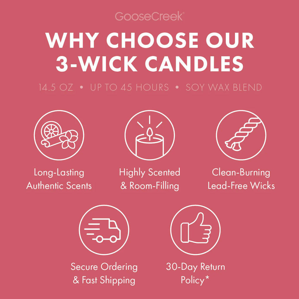 Wildflower Ginger Tea Aromatherapy 3-Wick Candle
