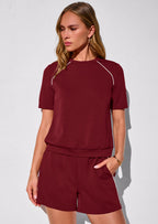 PRETTYGARDEN Sweatsuits Women 2 Piece Outfit Summer Lounge Shorts Sets Matching Spring Travel Beach Vacation Clothes