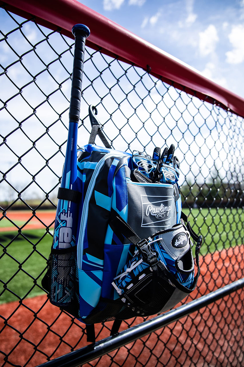 Rawlings | REMIX Backpack Equipment Bag | T-Ball & Youth Baseball/Softball-| USA,(Pack of 6)