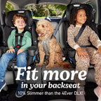 Graco 4Ever DLX 4-in-1 Car Seat, Charlie| Infant to Toddler Car Seat, with 10 Years of Use | Rear-Facing, Forward-Facing and Booster Modes | Safe, Comfortable and Convenient