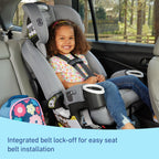 Graco 4Ever DLX 4-in-1 Car Seat, Charlie| Infant to Toddler Car Seat, with 10 Years of Use | Rear-Facing, Forward-Facing and Booster Modes | Safe, Comfortable and Convenient