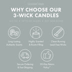 Cool Rain Drops 3-Wick Candle