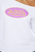 Von Dutch Off Shoulder Sweatshirt