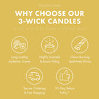 Exhilarating Pineapple 3-Wick Candle