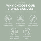 Cucumber Rain 3-Wick Candle