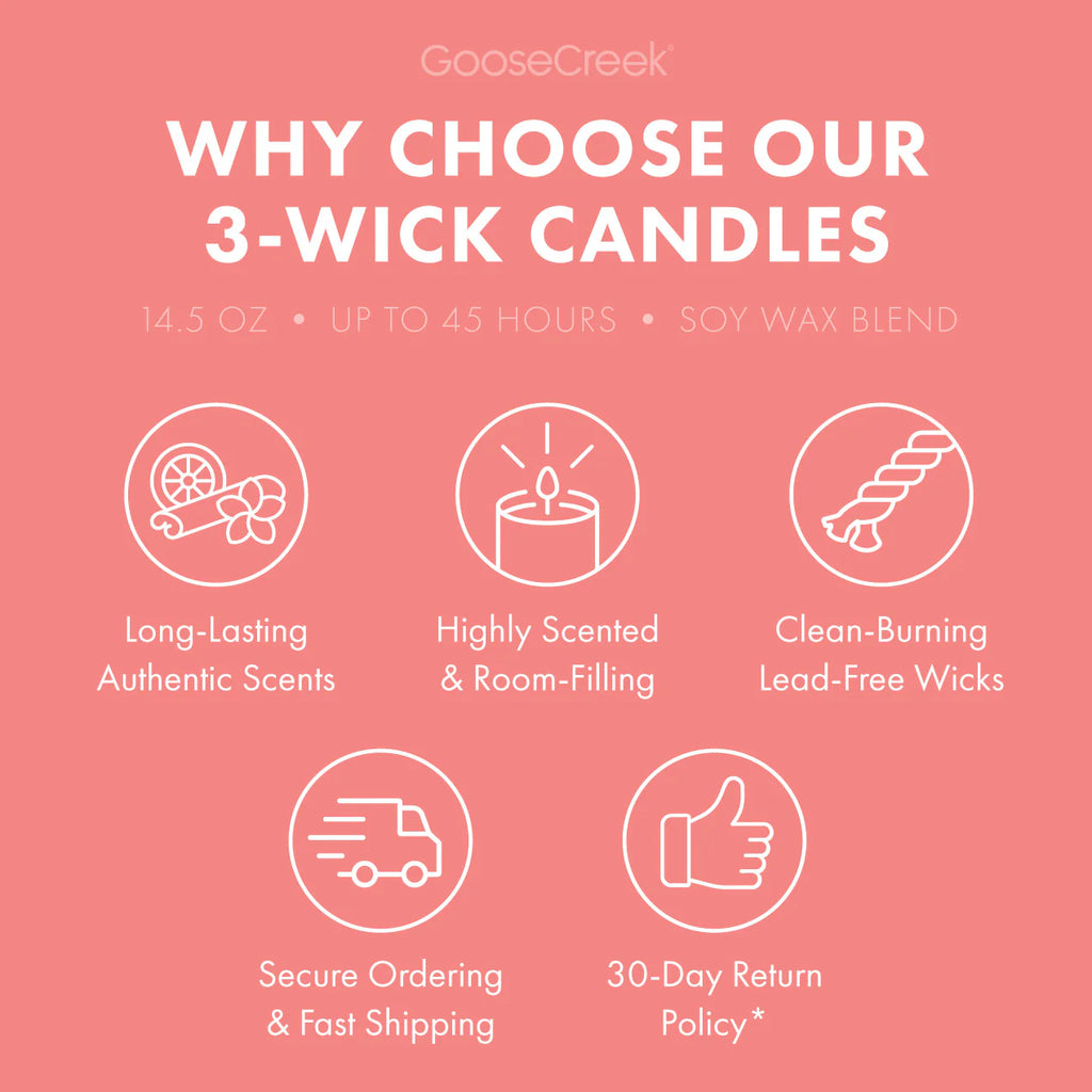 Apple Boardwalk Cone 3-Wick Candle