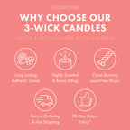 Apple Boardwalk Cone 3-Wick Candle