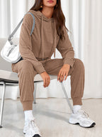 PRETTYGARDEN Women's Two Piece Outfits Sweatsuits Lounge Sets Hoodies Sweatshirt Joggers Sweatpants Fall Fashion Clothes