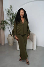 Olive Fringe Power Set