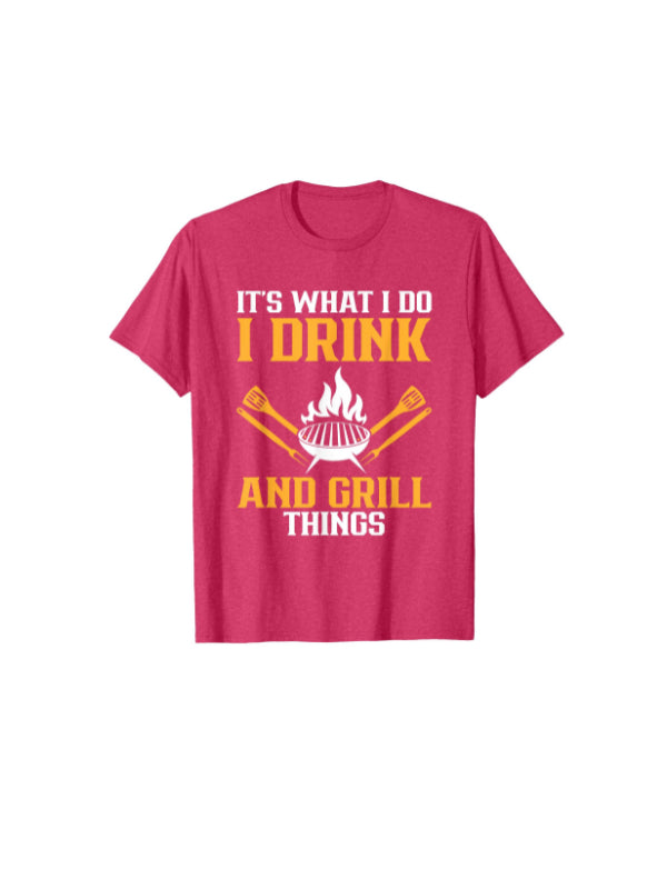 Funny Pitmaster I Smoke Meat I Drink BBQ Smoker Grill Lover T-Shirt