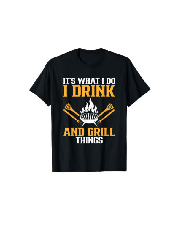 Funny Pitmaster I Smoke Meat I Drink BBQ Smoker Grill Lover T-Shirt