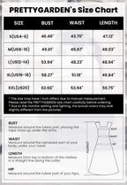 PRETTYGARDEN Women's Tulle Midi Dress Sleeveless Smocked Ruffle Mesh Flowy Dresses Party Wedding Guest Sundress
