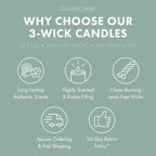 Odor Eliminating Eucalyptus Mist 3-Wick Candle