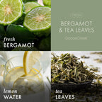 Bergamot & Tea Leaves Aromatherapy 3-Wick Candle