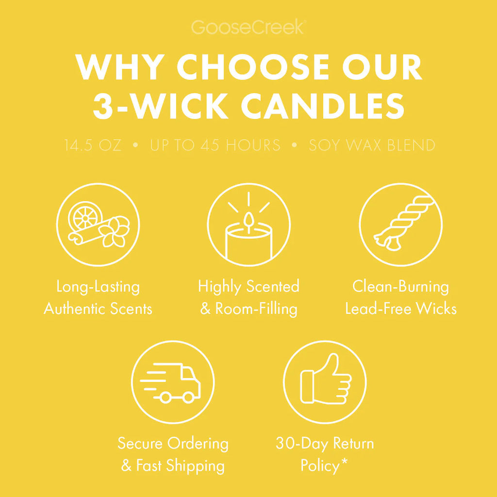 Odor Eliminating Sugared Lemon 3-Wick Candle