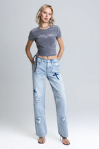 Aryanna Heart Cross Slim Wide