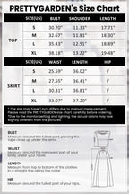 PRETTYGARDEN 2 Piece Maxi Skirt Sets Casual Knit Cropped Tank Top High Waisted Long Skirts Outfit