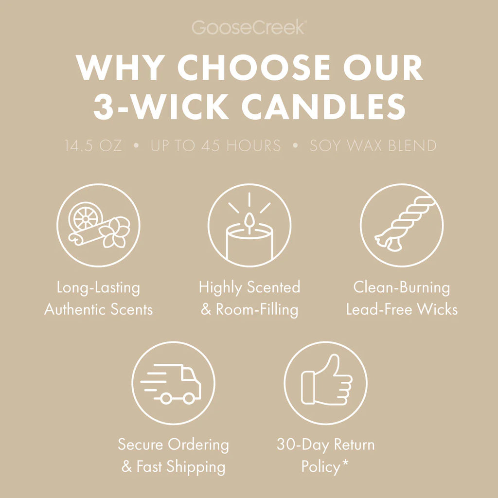 Golden Coconut Glow 3-Wick Candle
