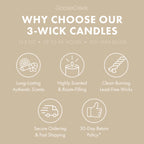 Golden Coconut Glow 3-Wick Candle