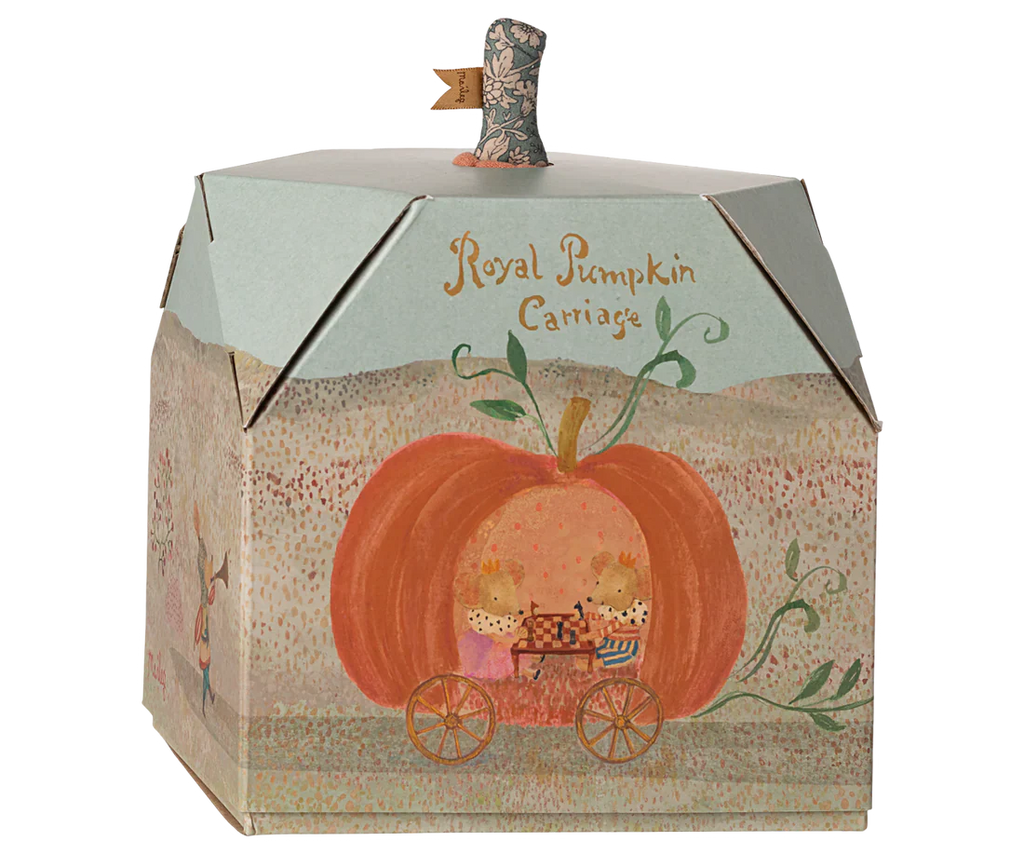 Maileg Pumpkin Carriage, Mouse