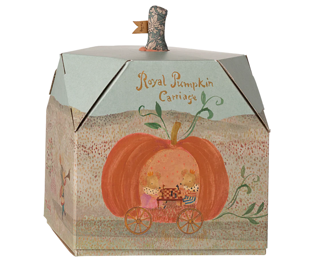 Maileg Pumpkin Carriage, Mouse