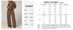 PRETTYGARDEN Womens Casual Two Piece Sets Fall Outfits Quarter Zip Sweatshirts Straight Leg Pants Sweatsuits Tracksuit