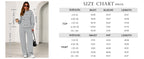 PRETTYGARDEN Women's 2 Piece Outfits Fall Sweatsuits Oversized Hoodies Wide Leg Sweatpants Tracksuits Lounge Matching Sets