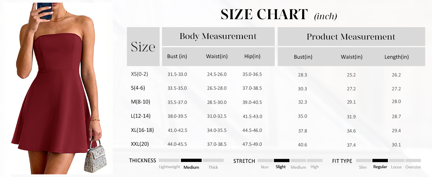 PRETTYGARDEN Women's Strapless Mini Summer Dress Spring A Line Tube Top Sundress Cocktail Party Short Dresses