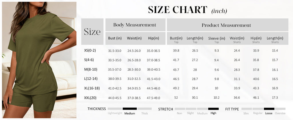 PRETTYGARDEN Women's Two Piece Matching Lounge Sets Summer Casual Tops Short Sleeve Shirts Shorts Travel Airport Outfits