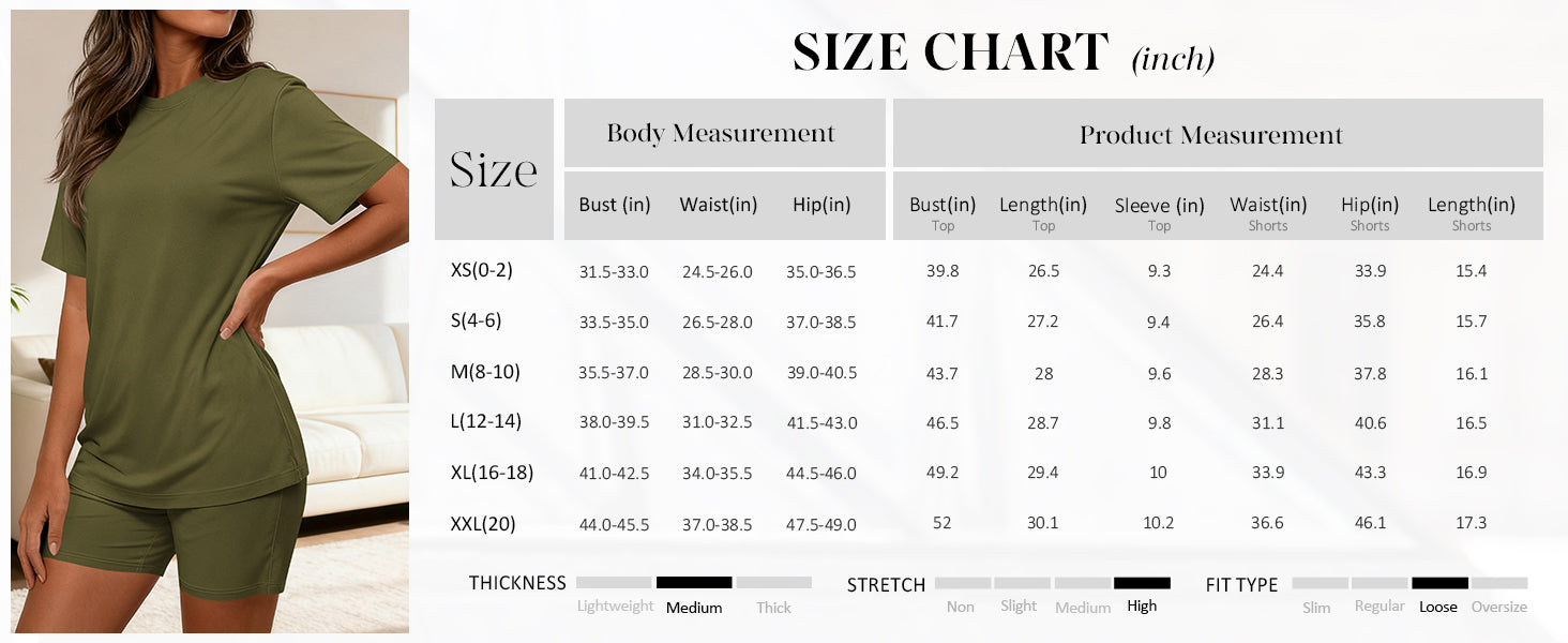 PRETTYGARDEN Women's Two Piece Matching Lounge Sets Summer Casual Tops Short Sleeve Shirts Shorts Travel Airport Outfits