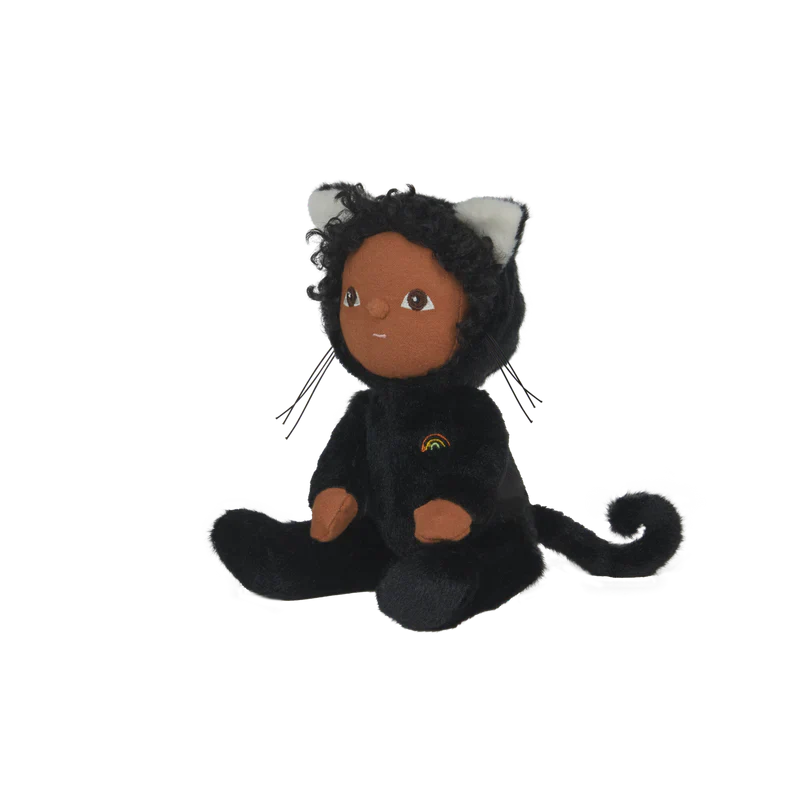 Olli Ella Dinky Dinkum Doll - Carson Cat - Black