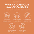 Orange Cream Sherbet 3-Wick Candle
