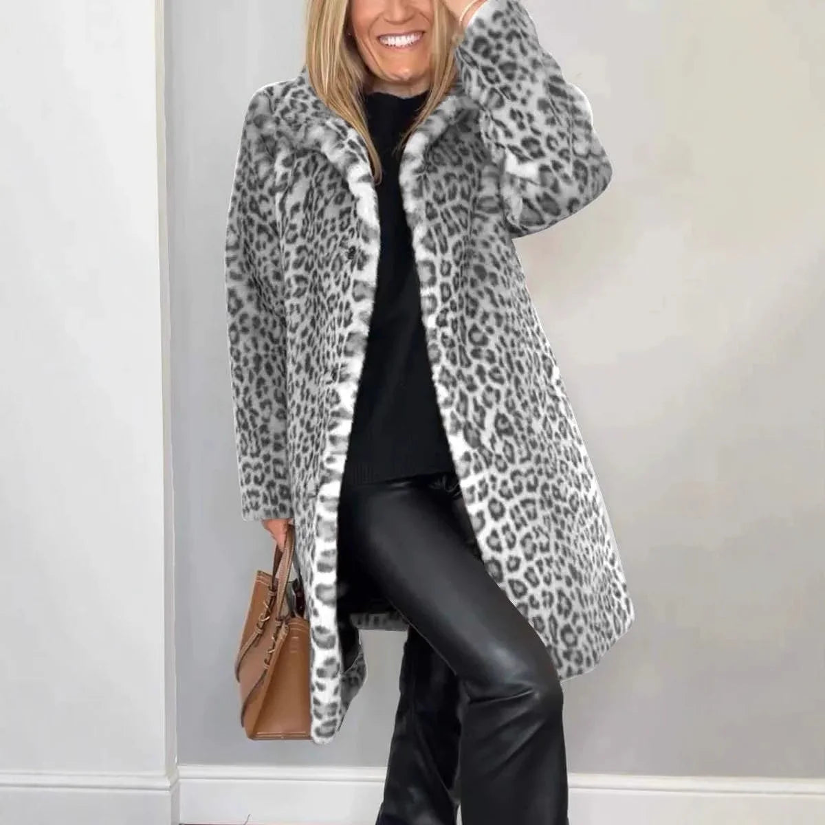 FURIA | Manteau Léopard Stylé