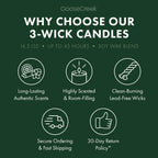 Papaya Leaf & Bamboo 3-Wick Candle