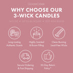 Champagne Bubbles 3-Wick Candle
