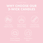 Pink Lemonade 3-Wick Candle