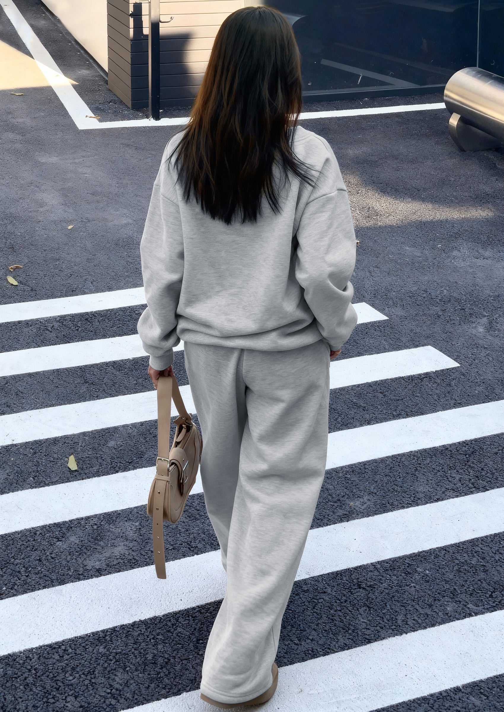 PRETTYGARDEN Casual Winter Two Piece Sets for Women V Neck Sweatshirt Loose Wide Leg Pants Tracksuit Knit Fall Outfits