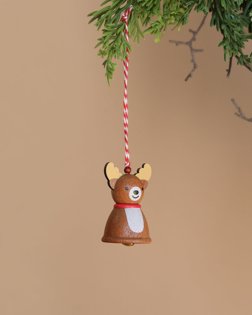 Wooden Reindeer Ornament