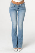 Rebel With A Cross Bootcut Jeans