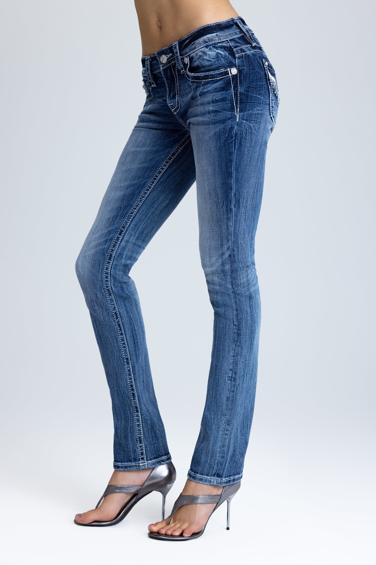 Angel Dagger Straight Jeans