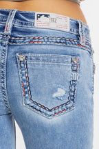 Monroe Stitched Bootcut Jeans